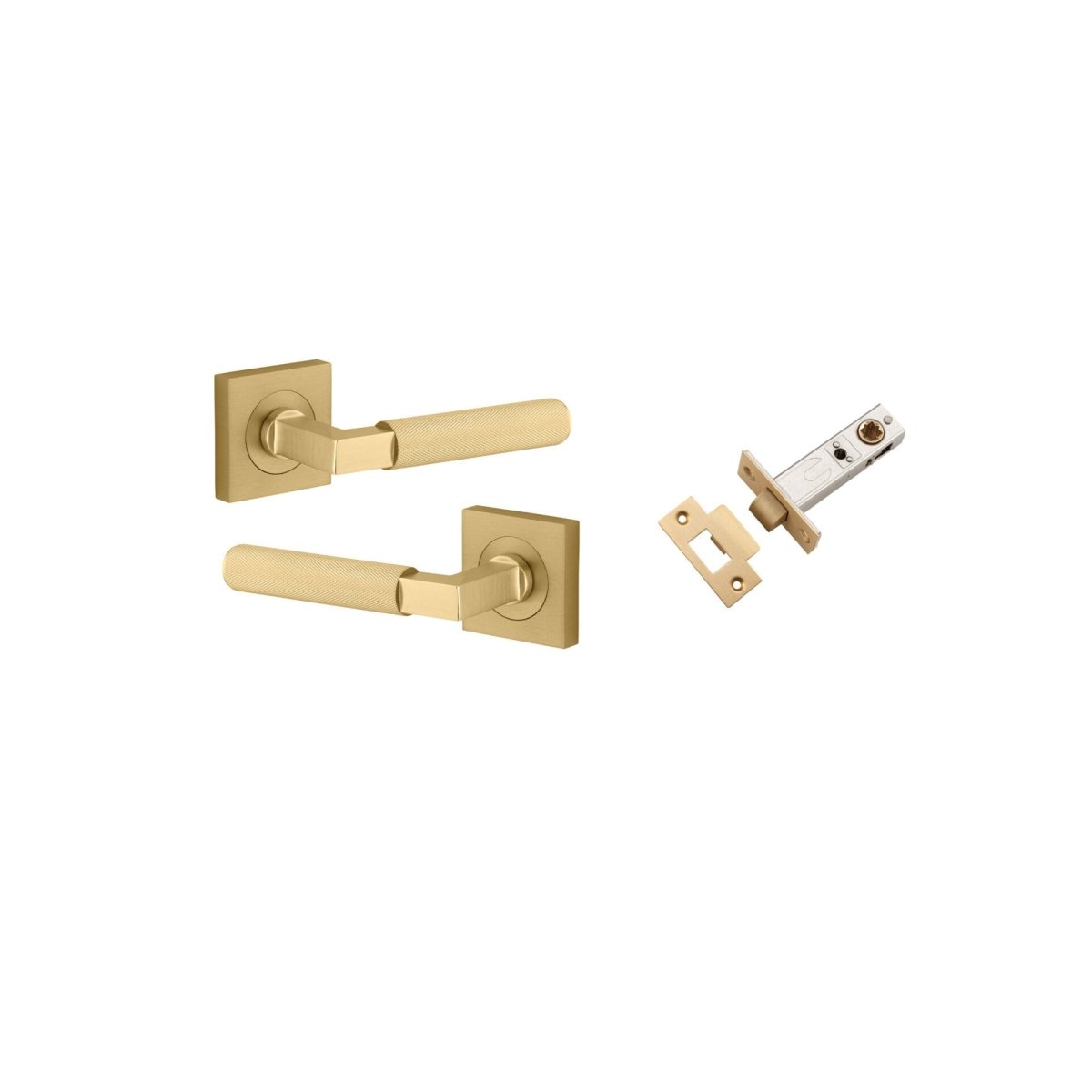 Brunswick Lever - Square Rose - Entry - Point - 16269KPASS60 - Iver