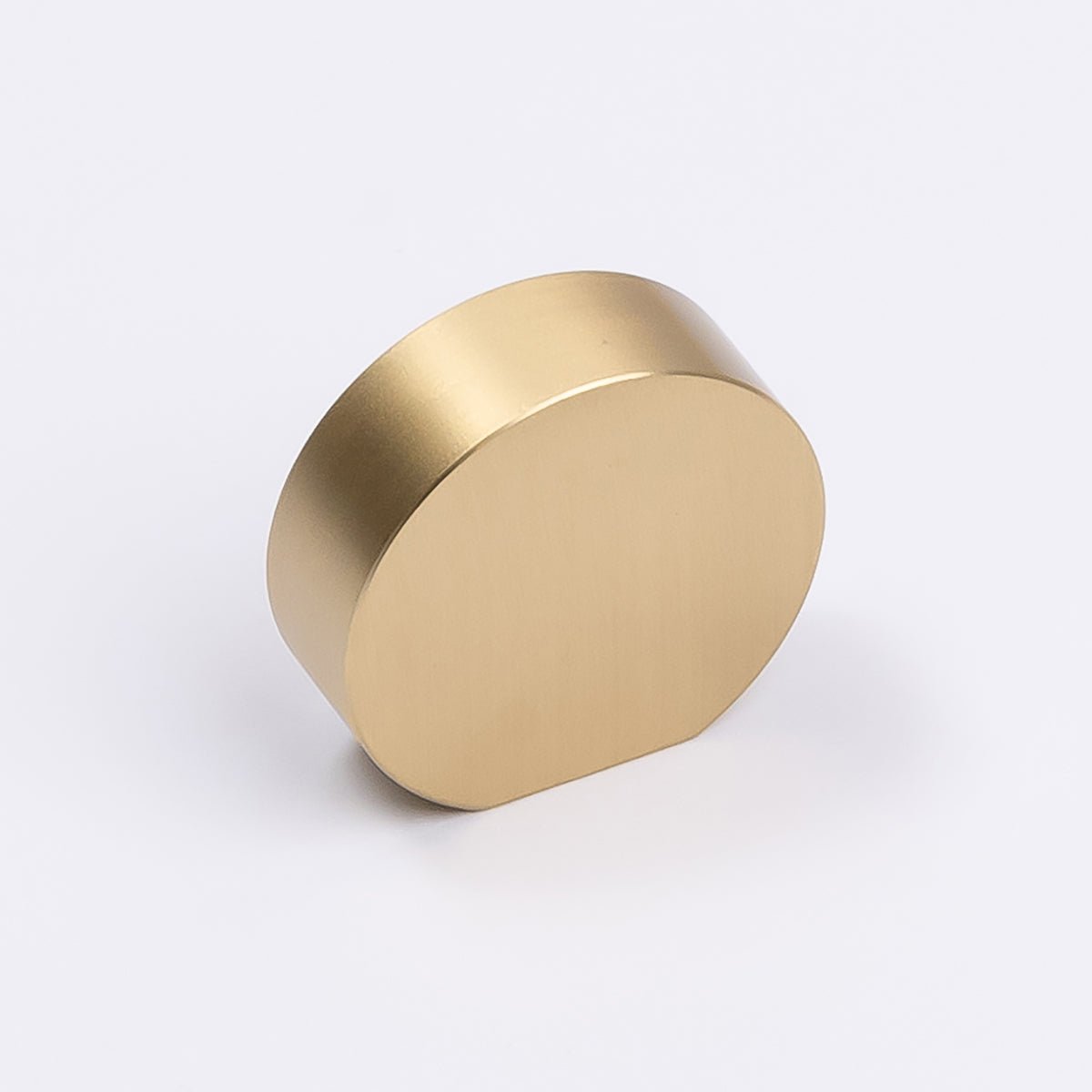 Brushed Brass Disc Cabinet Knob - Katherina - Manovella - Entry - Point - CABKAT32BB - Manovella