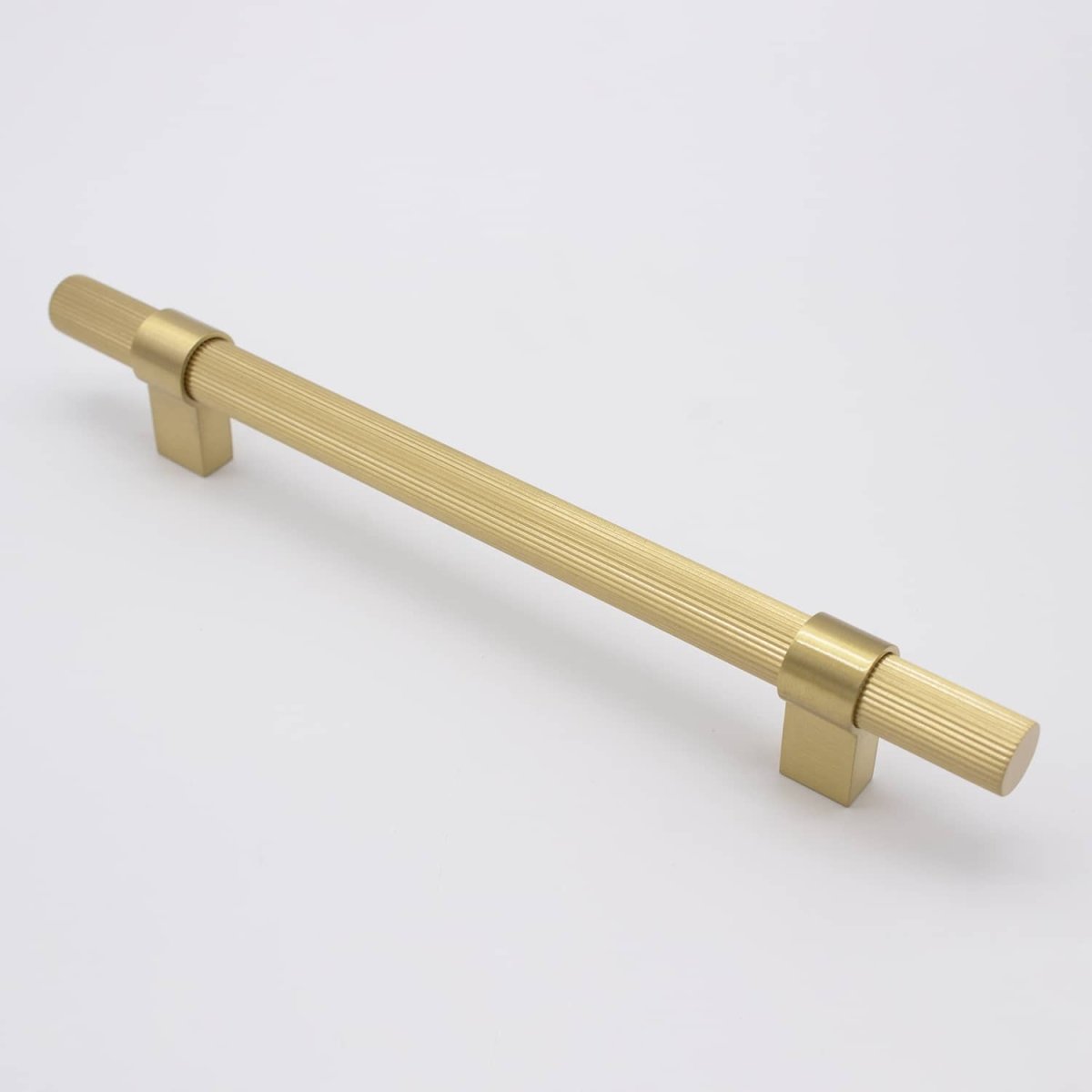 Brushed Brass Fluted Pull - Cassandra - Manovella - Entry - Point - CABCAS230BB - Manovella