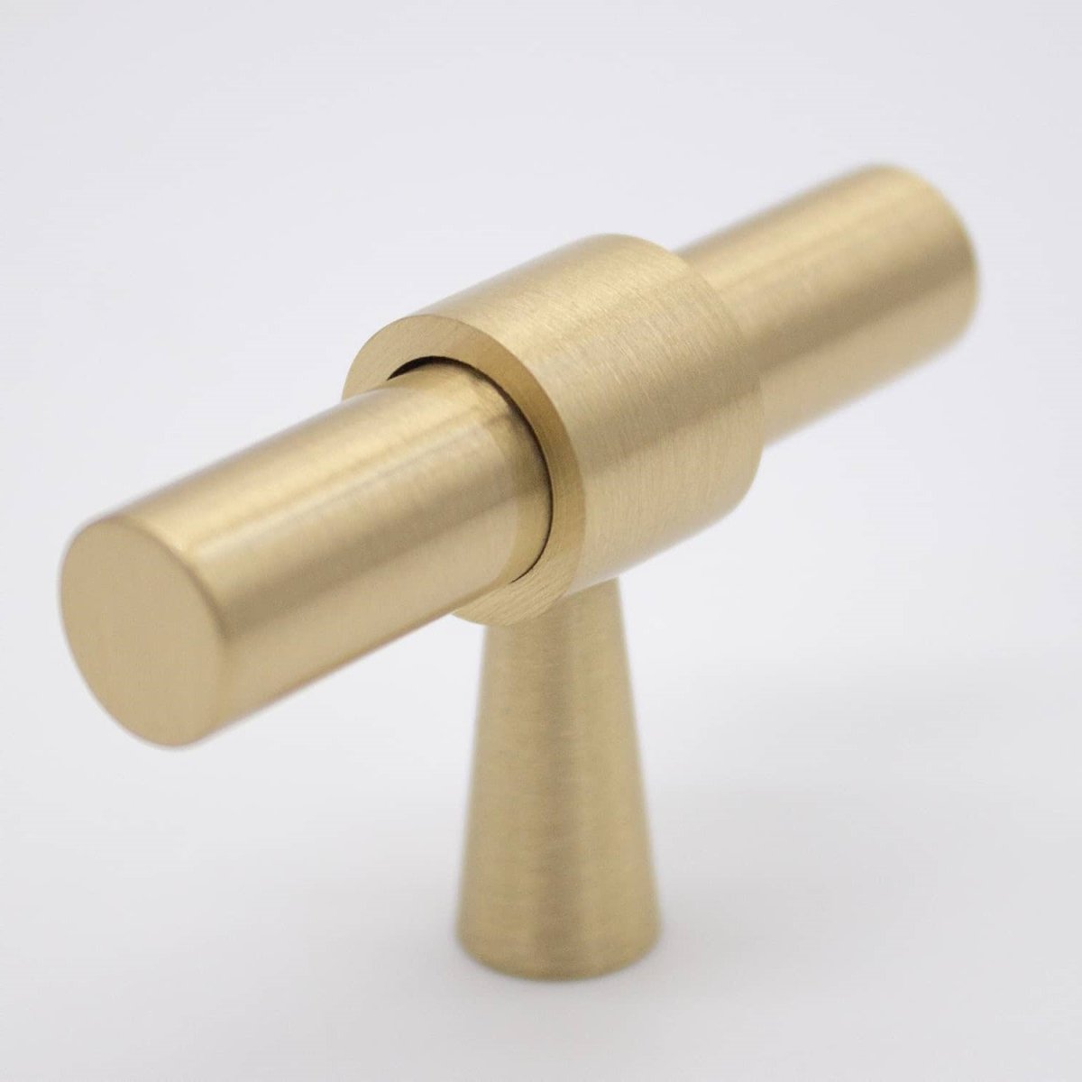 Brushed Brass Timeless T - Bar - Cora - Manovella - Entry - Point - CABCOR50BB - Manovella