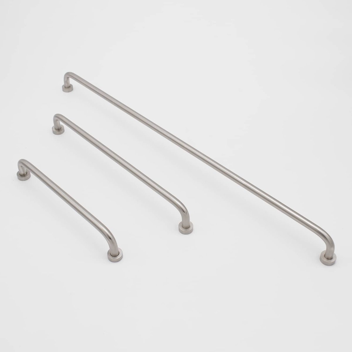 Brushed Nickel Arched Pull - Daphne - Manovella - Entry - Point - CABDAP175BN - Manovella