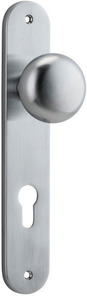 Cambridge Knob - Oval Backplate - Entry - Point - 12334E85 - Iver