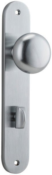 Cambridge Knob - Oval Backplate - Entry - Point - 12334P85 - Iver