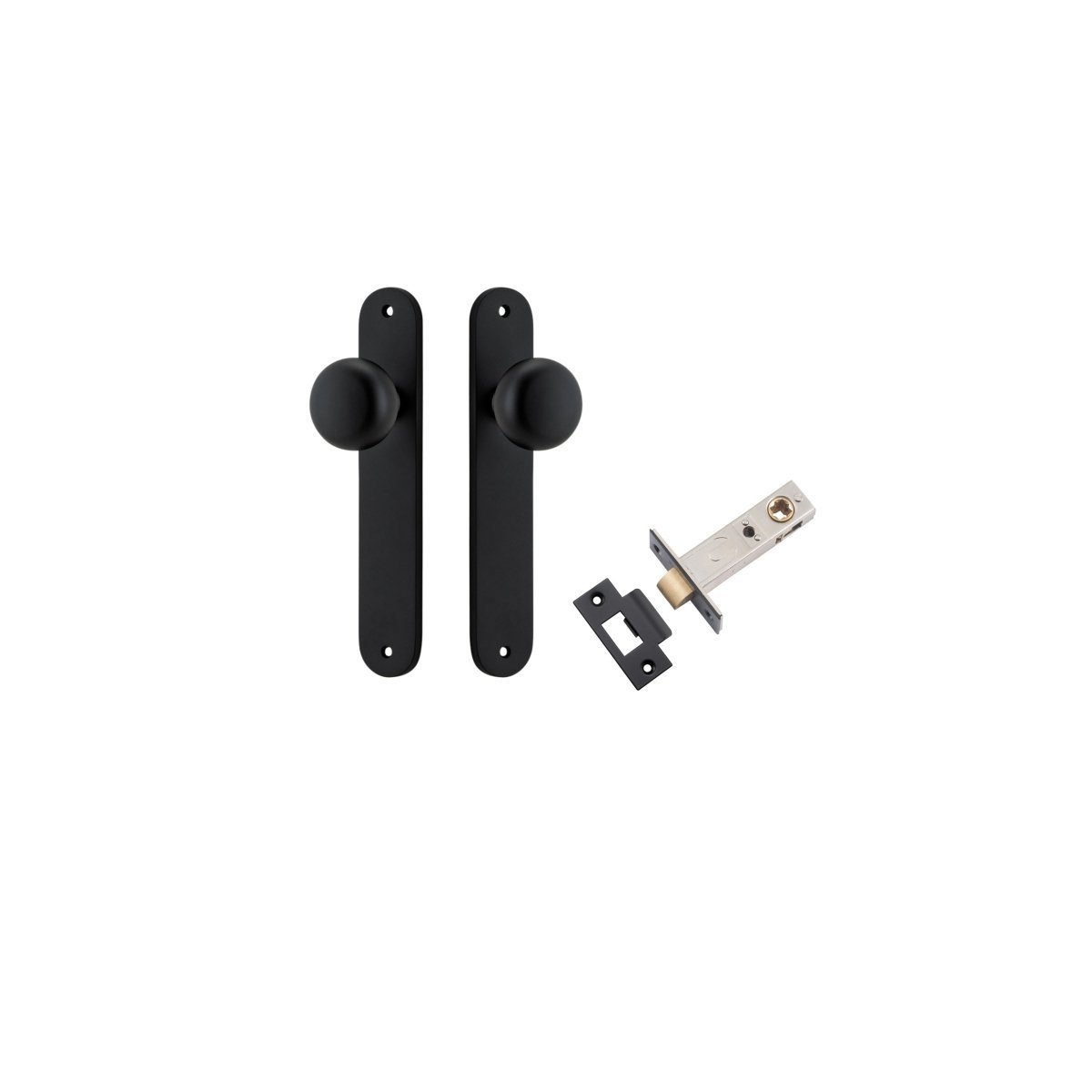 Cambridge Knob - Oval Backplate - Entry - Point - 12834KPASS60 - Iver