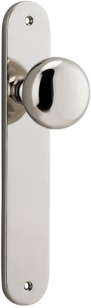 Cambridge Knob - Oval Backplate - Entry - Point - 14334 - Iver