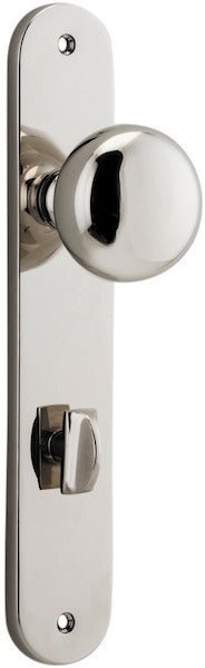 Cambridge Knob - Oval Backplate - Entry - Point - 14334P85 - Iver