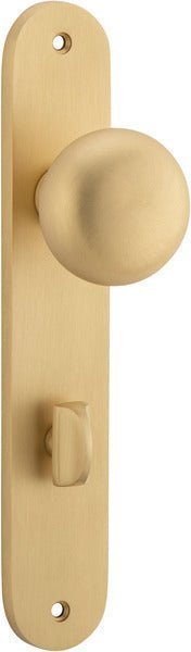 Cambridge Knob - Oval Backplate - Entry - Point - 15334P85 - Iver