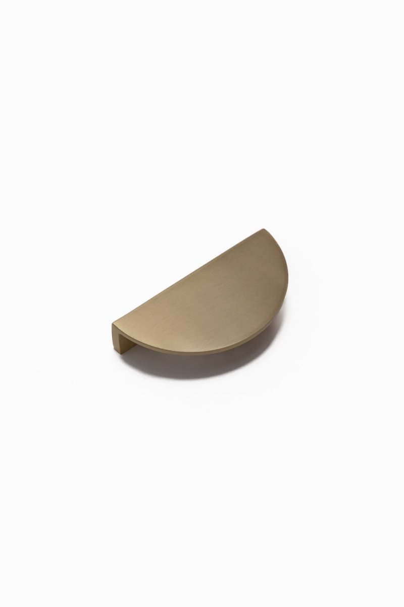 Celeste Half Moon Brass Cabinetry Pull - Little Swagger - Entry - Point - Celeste - AB - 64 - Little Swagger