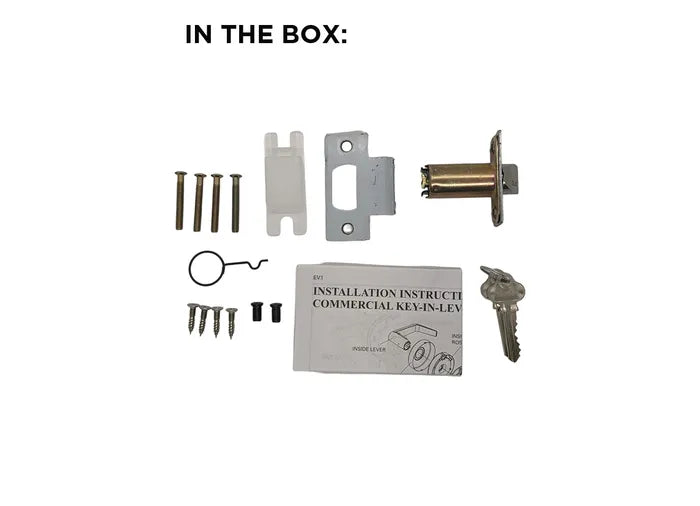 LOCKTON DDA '6000 Series' LEVERSET - DOUBLE CYLINDER SET (70mm B/Set)