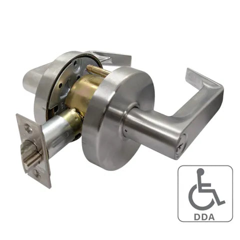 LOCKTON DDA '6000 Series' LEVERSET - DOUBLE CYLINDER SET (70mm B/Set)