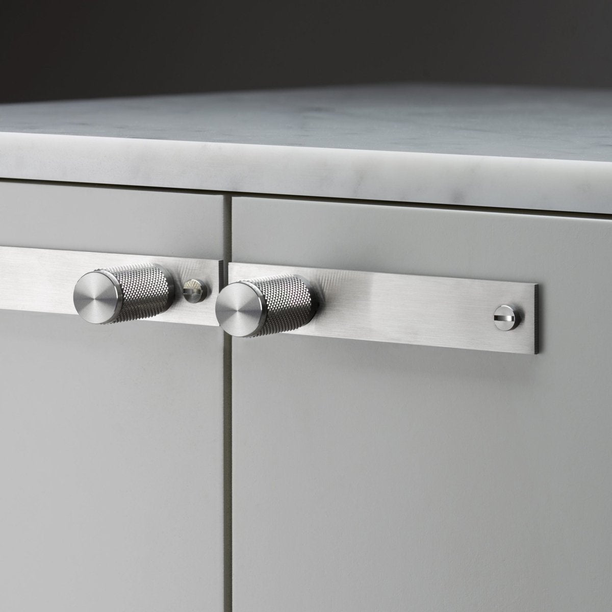 Furniture Knob | Plate | Cross | By Buster + Punch - Entry - Point - UK - KP - ST - A - Buster + Punch