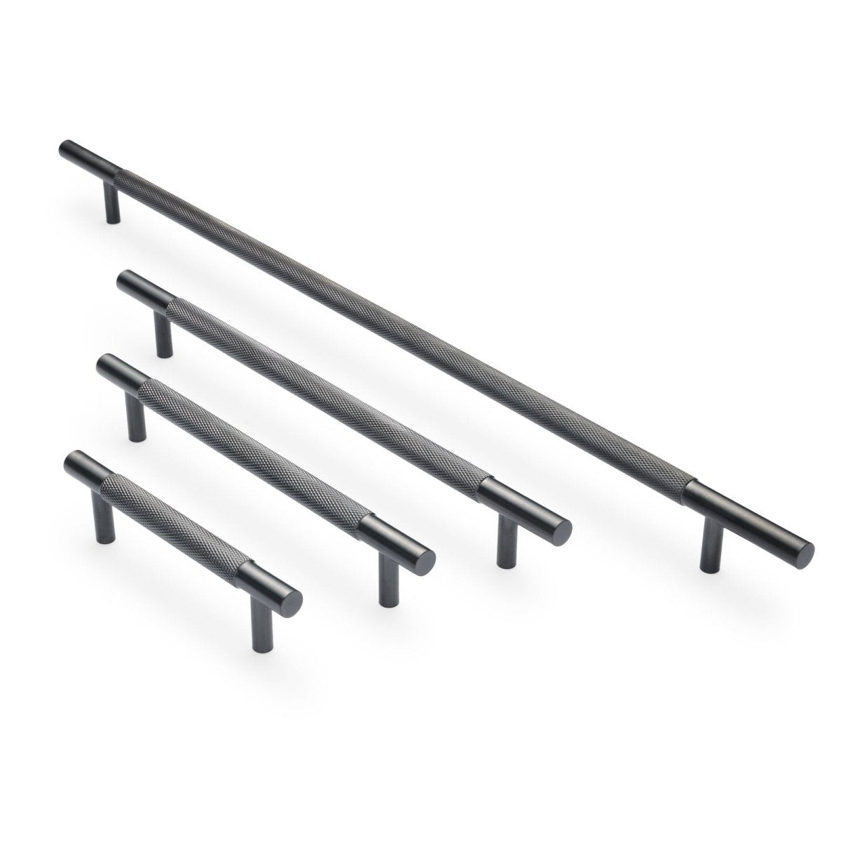 Gunmetal Knurled Drawer Pull - Charmian | Manovella