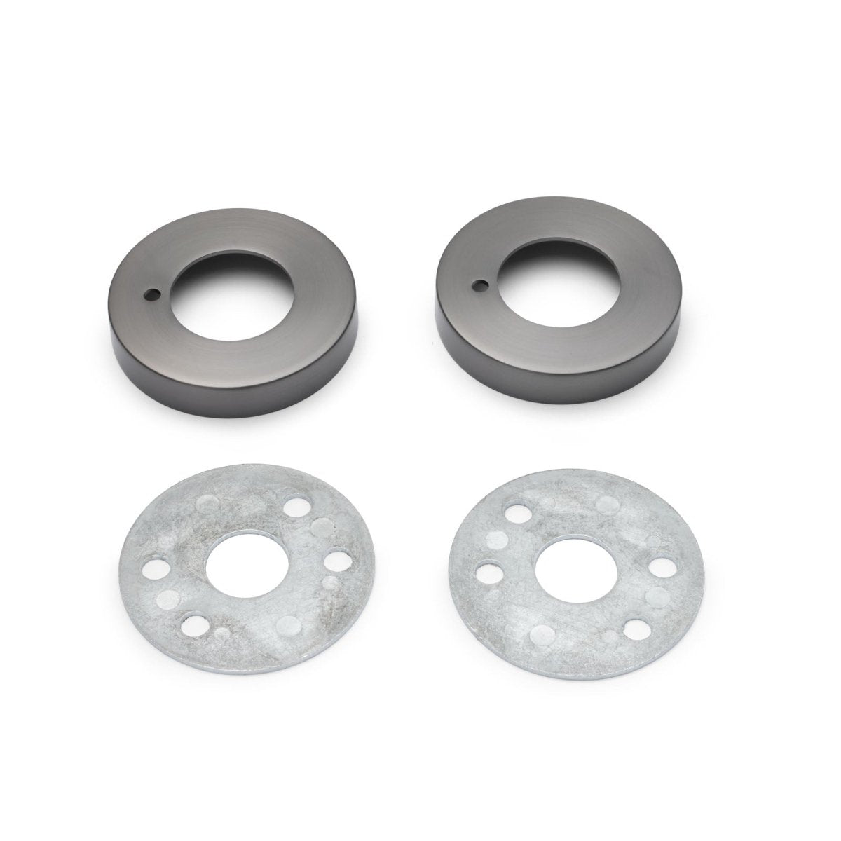 Gunmetal Large Rose Adaptor Kit - 65mm Diameter - Entry - Point - LRAK2GM - Manovella