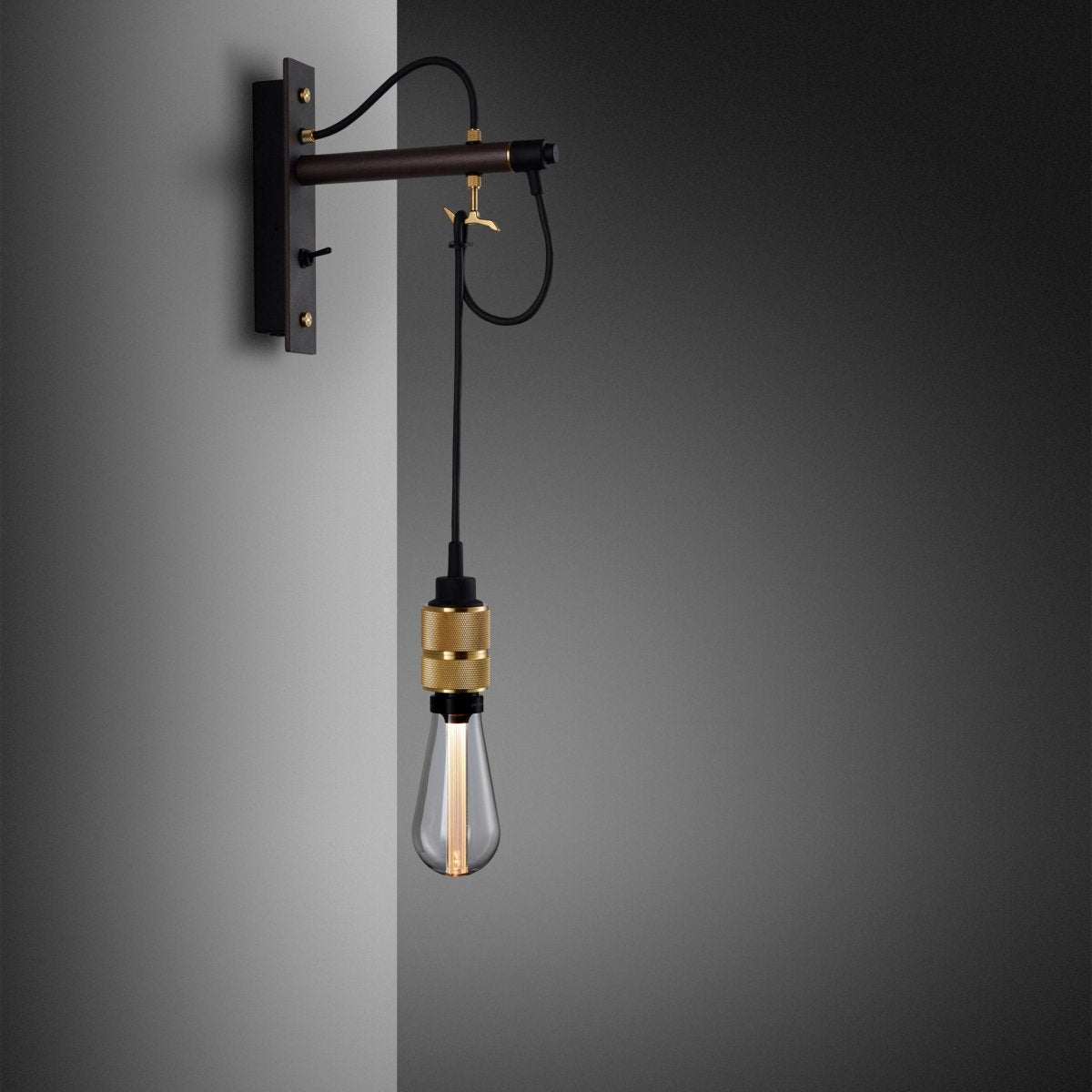 HOOKED WALL LIGHT / NUDE / GRAPHITE / Buster + Punch - Entry - Point - RHW - 25329 - Buster + Punch