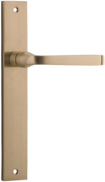 IVER Annecy Solid Brass Rectangular Door Handle – Multiple Finishes Available - Entry - Point - 15708 - Iver
