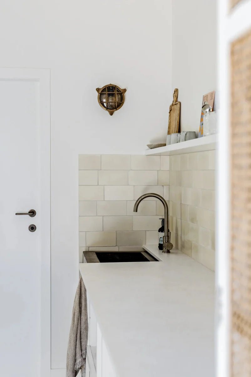 IVER Baltimore Solid Brass Round Rose Door Handle – Multiple Finishes Available - Entry - Point - 9211 - Iver