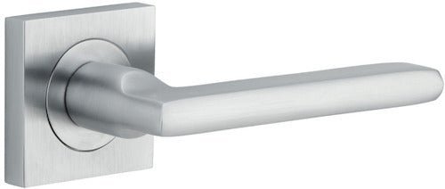 IVER Baltimore Solid Brass Square Rose Door Handle – Multiple Finishes Available - Entry - Point - 0275 - Iver