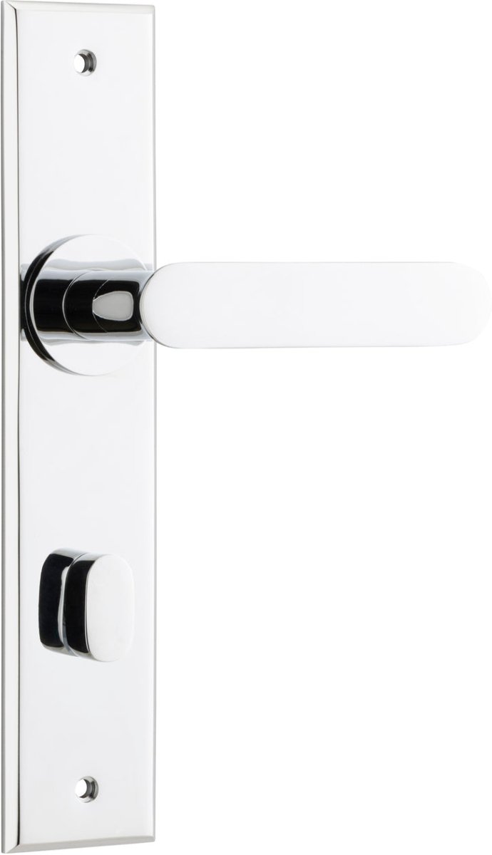 IVER Bronte Lever on Chamfered Backplate – Multiple Finishes Available - Entry - Point - 11784P85 - Iver