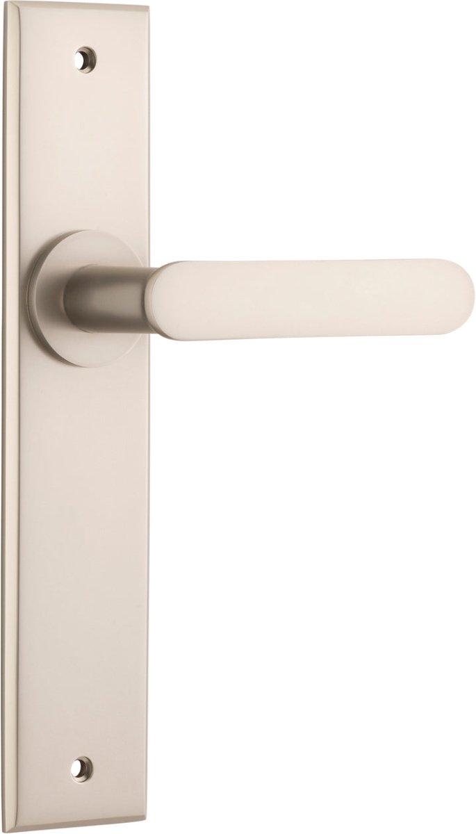 IVER Bronte Lever on Chamfered Backplate – Multiple Finishes Available - Entry - Point - 14784 - Iver