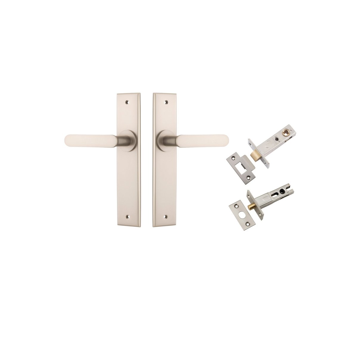 IVER Bronte Lever on Chamfered Backplate – Multiple Finishes Available - Entry - Point - 14784KPRIV60 - Iver