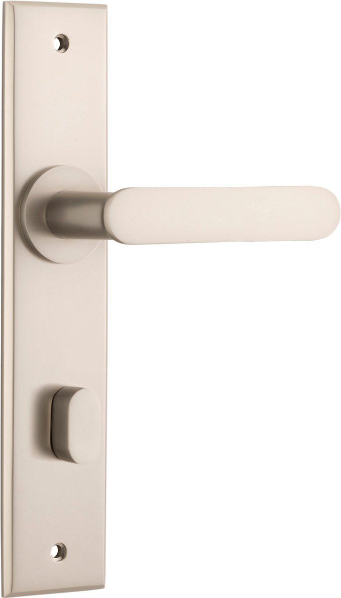 IVER Bronte Lever on Chamfered Backplate – Multiple Finishes Available - Entry - Point - 14784P85 - Iver