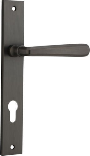 IVER Copenhagen Solid Brass Rectangular Door Handle – Multiple Finishes Available - Entry - Point - 10872E85 - Iver