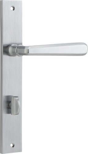 IVER Copenhagen Solid Brass Rectangular Door Handle – Multiple Finishes Available - Entry - Point - 12372P85 - Iver