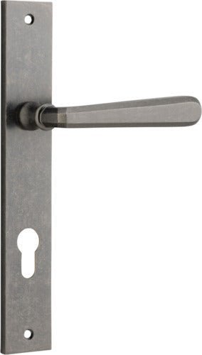 IVER Copenhagen Solid Brass Rectangular Door Handle – Multiple Finishes Available - Entry - Point - 13872E85 - Iver