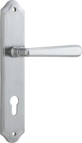 IVER Copenhagen Solid Brass Shouldered Door Handle – Multiple Finishes Available - Entry - Point - 12374E85 - Iver