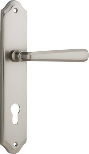 IVER Copenhagen Solid Brass Shouldered Door Handle – Multiple Finishes Available - Entry - Point - 14874E85 - Iver