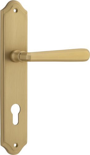 IVER Copenhagen Solid Brass Shouldered Door Handle – Multiple Finishes Available - Entry - Point - 15374E85 - Iver