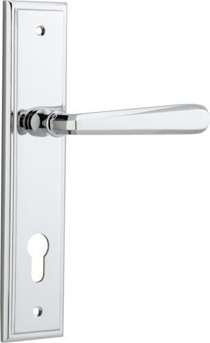 IVER Copenhagen Solid Brass Stepped Door Handle – Multiple Finishes Available - Entry - Point - 11878E85 - Iver
