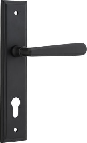 IVER Copenhagen Solid Brass Stepped Door Handle – Multiple Finishes Available - Entry - Point - 12878E85 - Iver