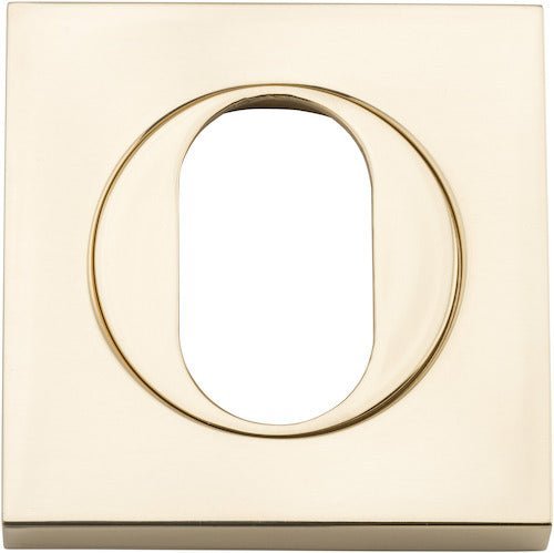 IVER Oval Escutcheon Plates Square (Pair) - Multiple Finishes Available - Entry - Point - 20100 - Iver