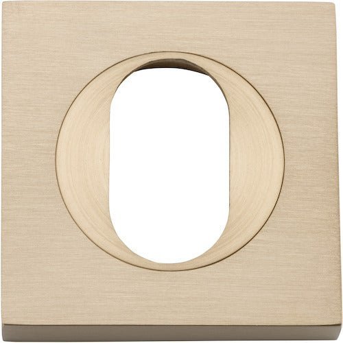 IVER Oval Escutcheon Plates Square (Pair) - Multiple Finishes Available - Entry - Point - 20106 - Iver