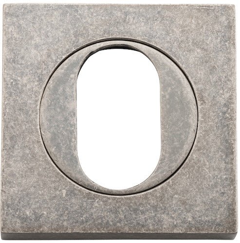 IVER Oval Escutcheon Plates Square (Pair) - Multiple Finishes Available - Entry - Point - 20107 - Iver