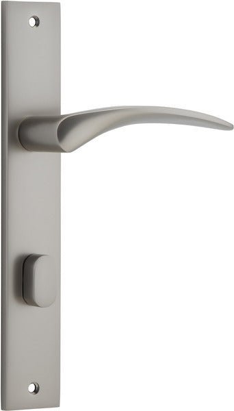 IVER Oxford Solid Brass Rectangular Plate Door Handle – Multiple Finishes Available - Entry - Point - 14704P85 - Iver