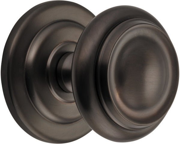 IVER Sarlat Solid Brass Centre Door Knob – Multiple Finishes Available - Entry - Point - 9401 - Iver