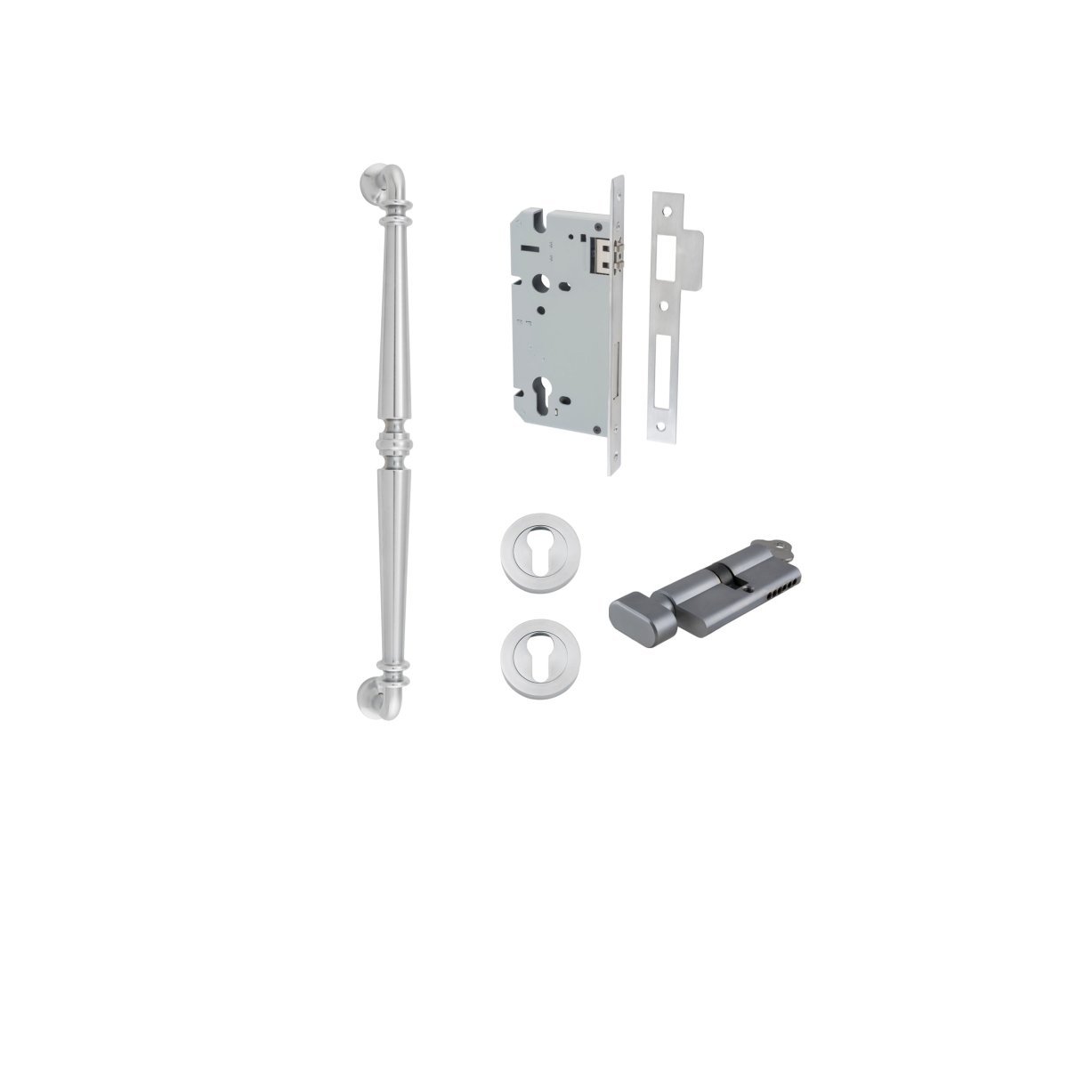 IVER Sarlat Solid Brass Pull Handles – Multiple Finishes Available - Entry - Point - 9385KENTR60KT - Iver
