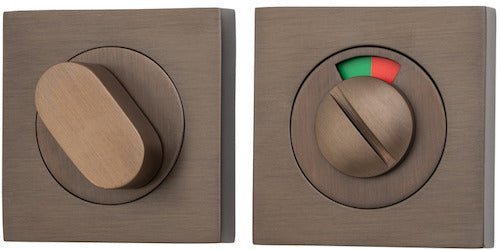 IVER Square Privacy Turn with Indicator - Multiple Finishes Available - Entry - Point - 20111 - Iver