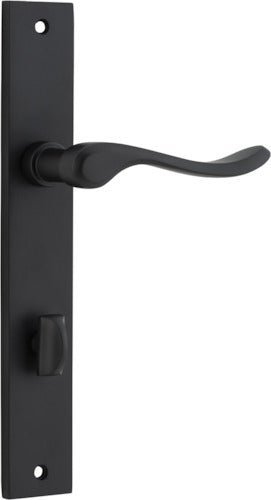IVER Stirling Solid Brass Rectangular Plate Door Handle – Multiple Finishes Available - Entry - Point - 12920P85 - Iver