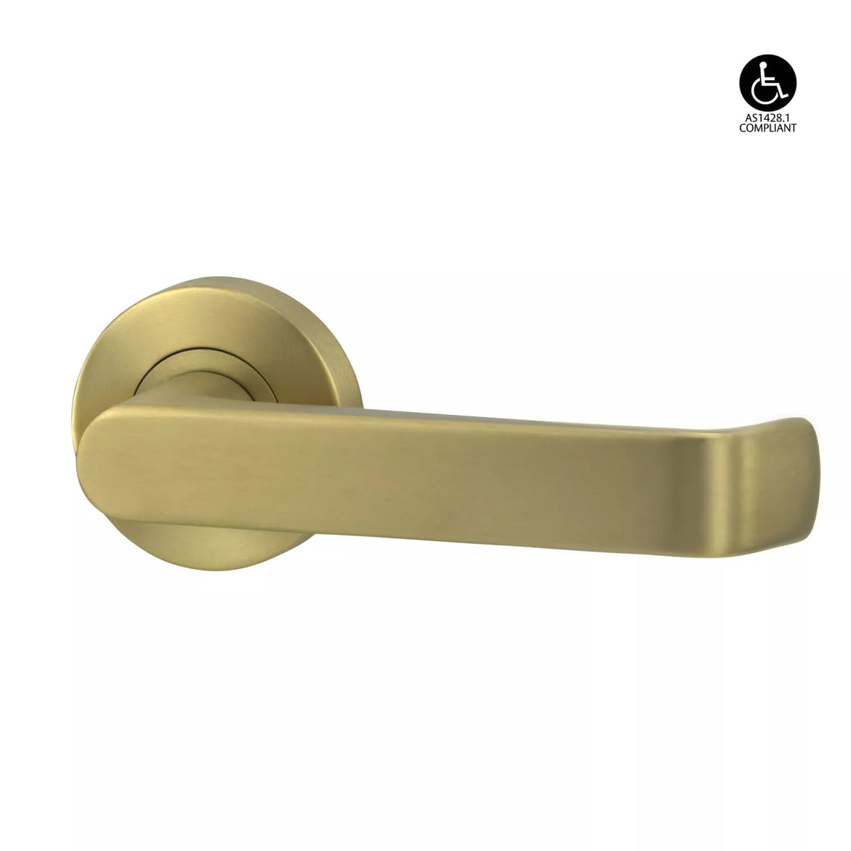 Lockwood Vivid Collection Lever 1 - Satin Brass - Entry - Point - VIV1/V1SBPVD - Lockwood