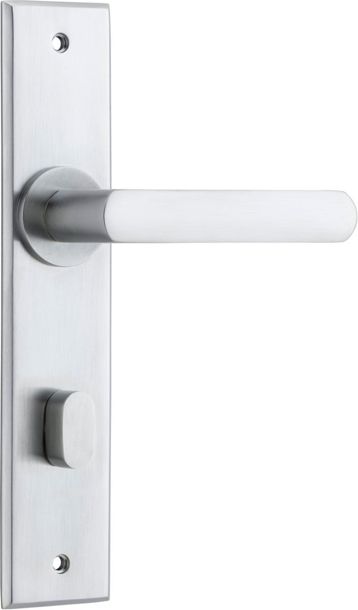 Osaka Lever - Chamfered Backplate - Entry - Point - 12368P85 - Iver