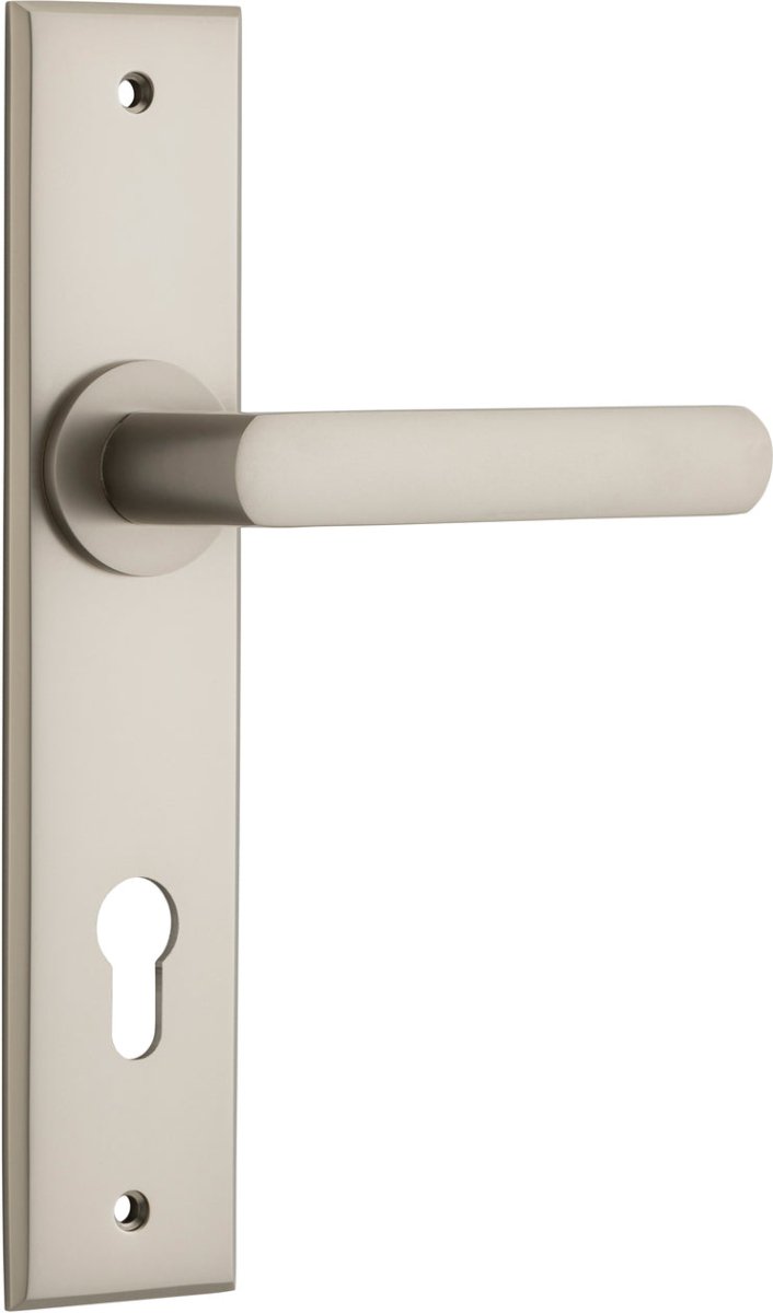 Osaka Lever - Chamfered Backplate - Entry - Point - 14868E85 - Iver