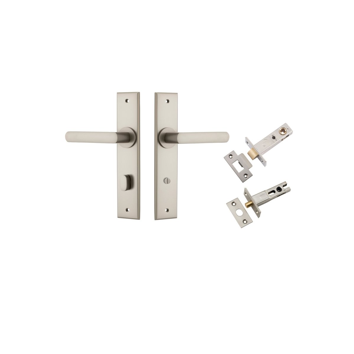 Osaka Lever - Chamfered Backplate - Entry - Point - 14868KPRIV60 - Iver