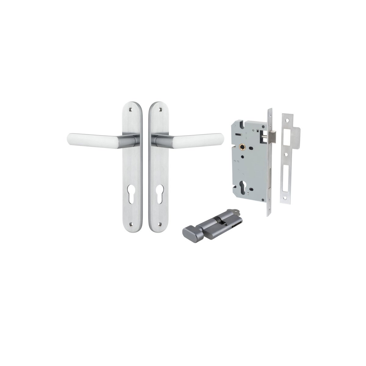 Osaka Lever - Oval Backplate - Entry - Point - 12364KENTR60KT - Iver