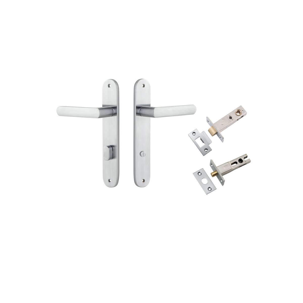 Osaka Lever - Oval Backplate - Entry - Point - 12364KPRIV60 - Iver