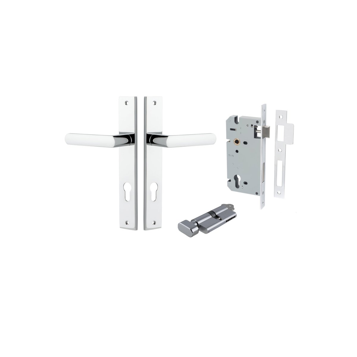 Osaka Lever - Rectangular Backplate - Entry - Point - 11860KENTR60KT - Iver