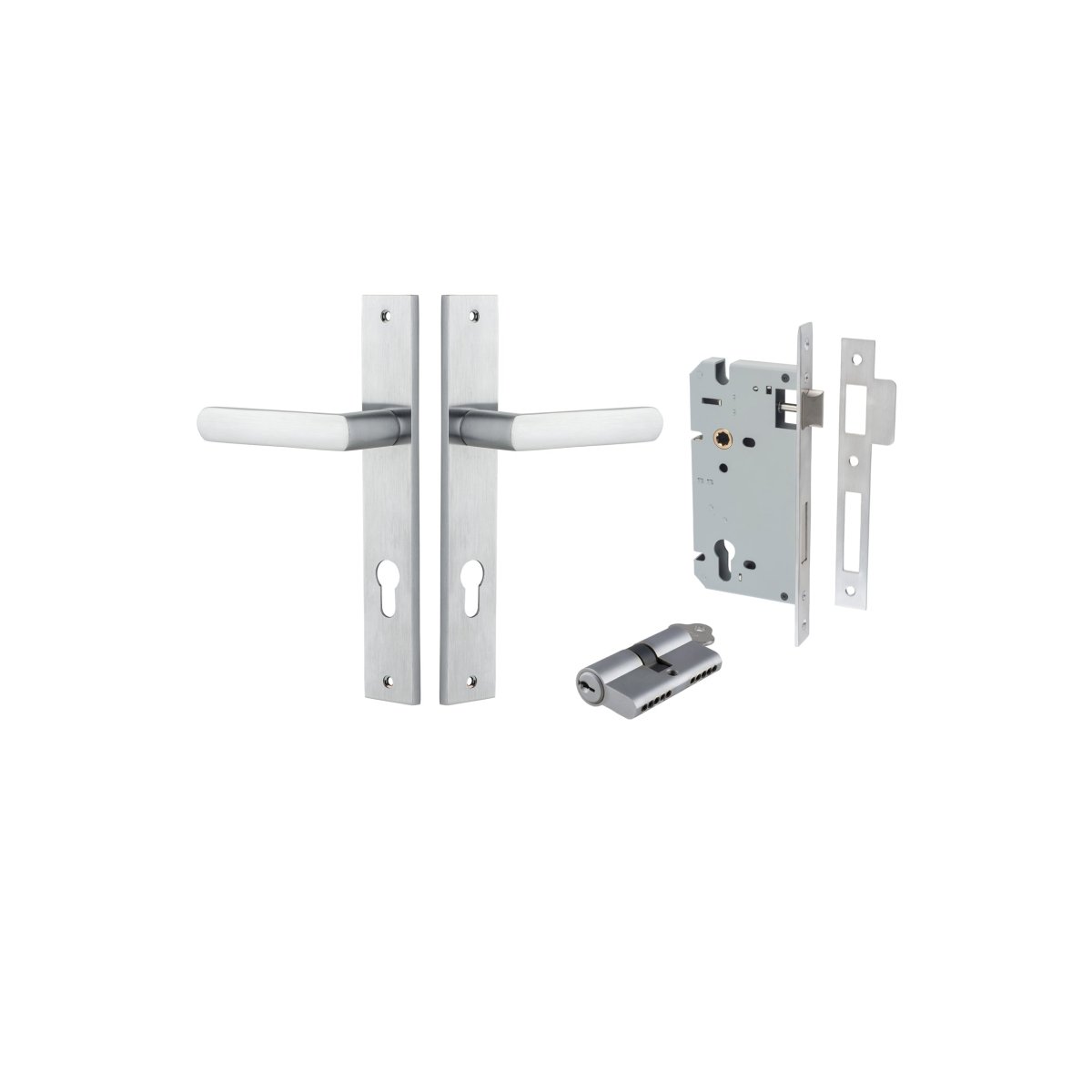 Osaka Lever - Rectangular Backplate - Entry - Point - 12360KENTR60KK - Iver