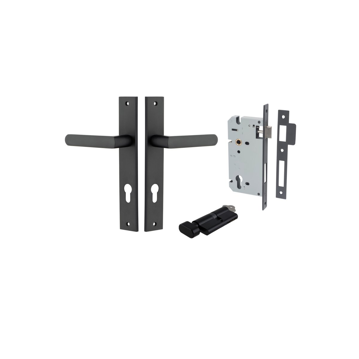 Osaka Lever - Rectangular Backplate - Entry - Point - 12860KENTR60KT - Iver